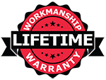 Workmanship Lifetime Warranty badge