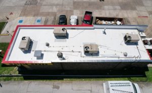 Flat commercial Roof