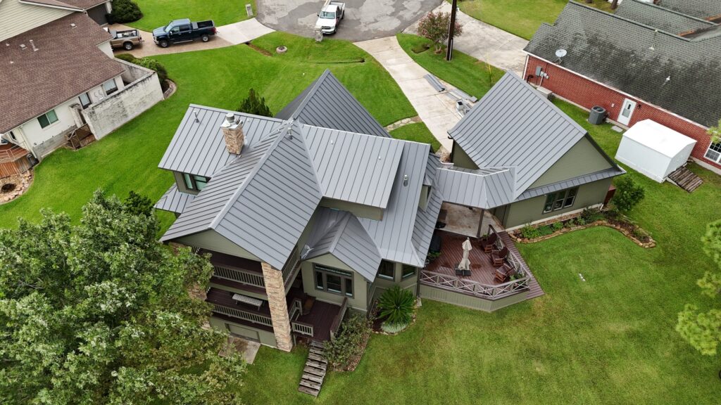 Metal Roof on a Residential Home